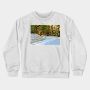 Snow-Covered Road Crewneck Sweatshirt